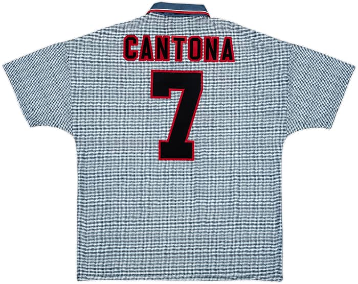 1995-96 Manchester United Away Shirt Cantona #7 - 9/10 - (XL)