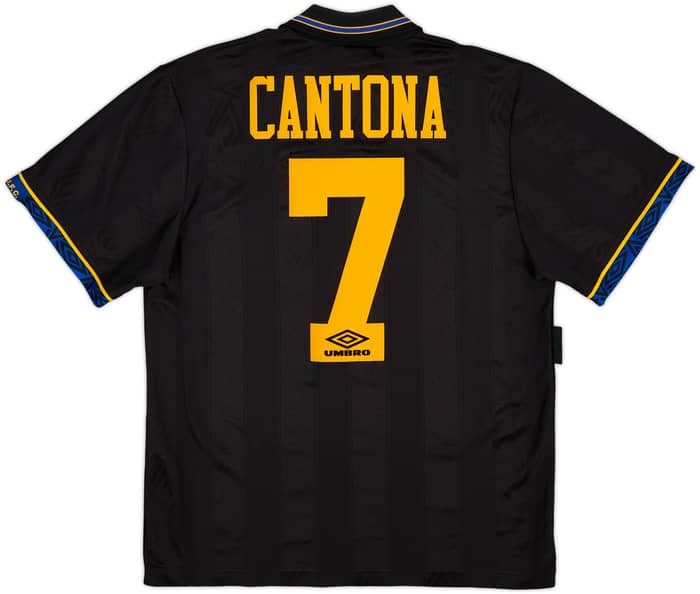 1993-95 Manchester United Away Shirt Cantona #7 - 8/10 - (M)