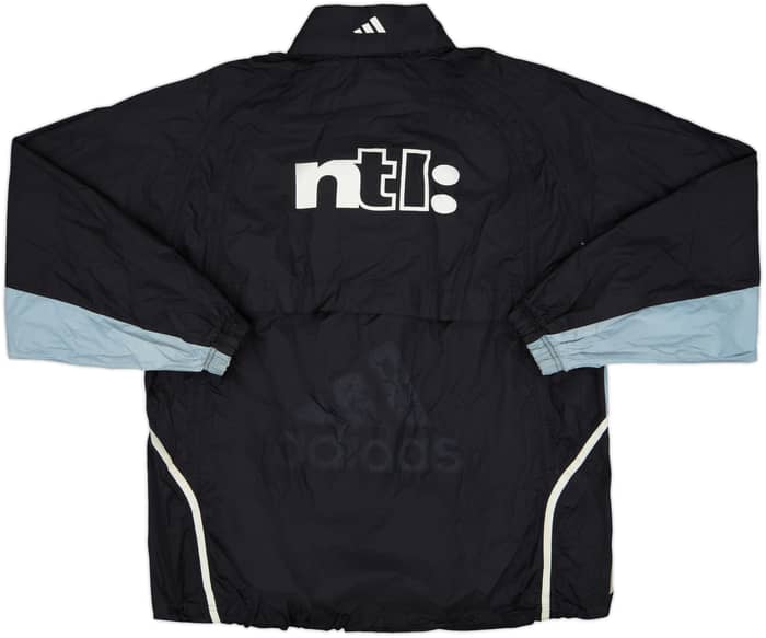 2000-01 Newcastle adidas Player Issue Hooded Rain Jacket #11 (G. Speed) - 8/10 - (L/XL)