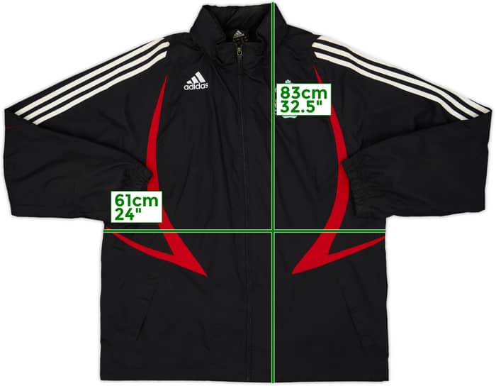 2007-08 Liverpool adidas Hooded Rain Jacket - 8/10 - (M/L)