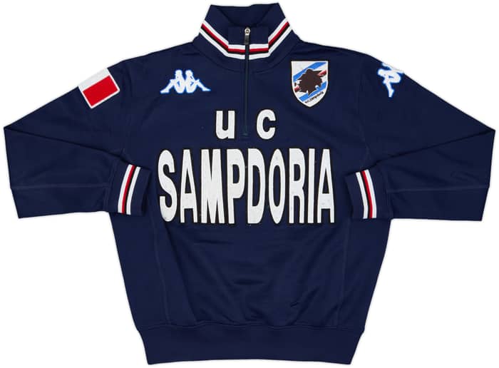 2005-06 Sampdoria Kappa 1/4 Zip Drill Top - 5/10 - (M)