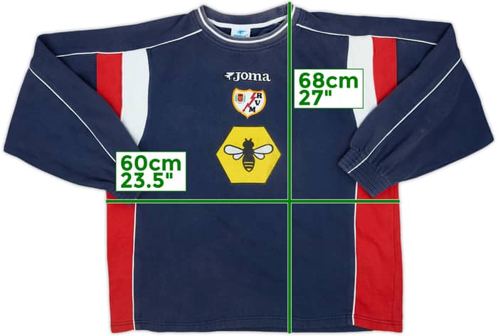 2000-01 Rayo Vallecano Joma Sweat Top - 7/10 - (XL)