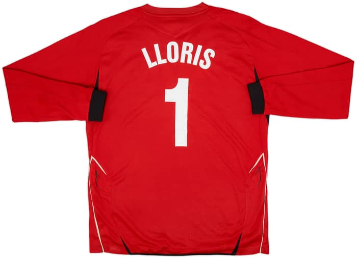 2007-08 Lyon GK Shirt Lloris #1 - 6/10 - (M)