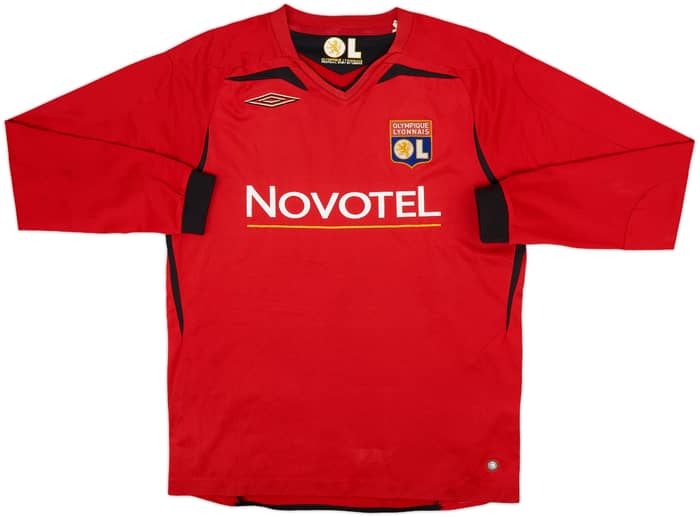 2007-08 Lyon GK Shirt Lloris #1 - 6/10 - (M)