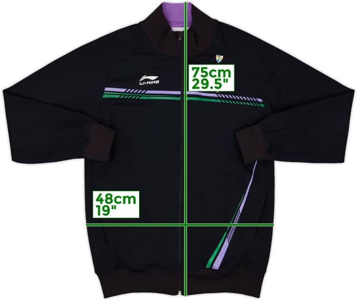 2010-11 Malaga Li-Ning Track Jacket - 8/10 - (S)