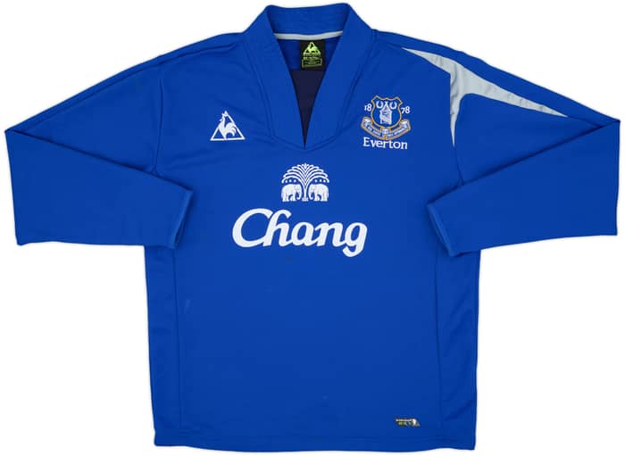 2010-11 Everton Le Coq Sportif Drill Top - 6/10 - (L)
