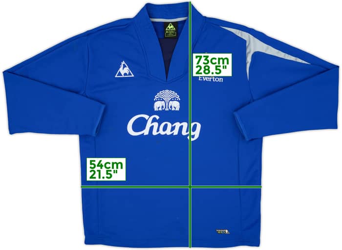 2010-11 Everton Le Coq Sportif Drill Top - 6/10 - (L)