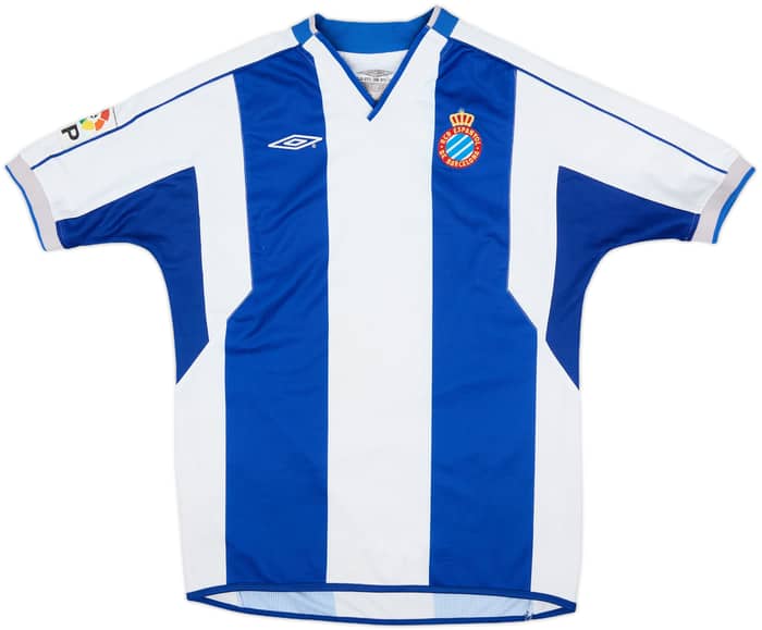 2002-03 Espanyol Home Shirt - 7/10 - (M.Boys)