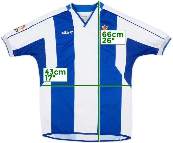 2002-03 Espanyol Home Shirt - 7/10 - (M.Boys)