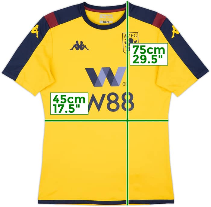 2019-20 Aston Villa Kappa Training Shirt - 6/10 - (L)