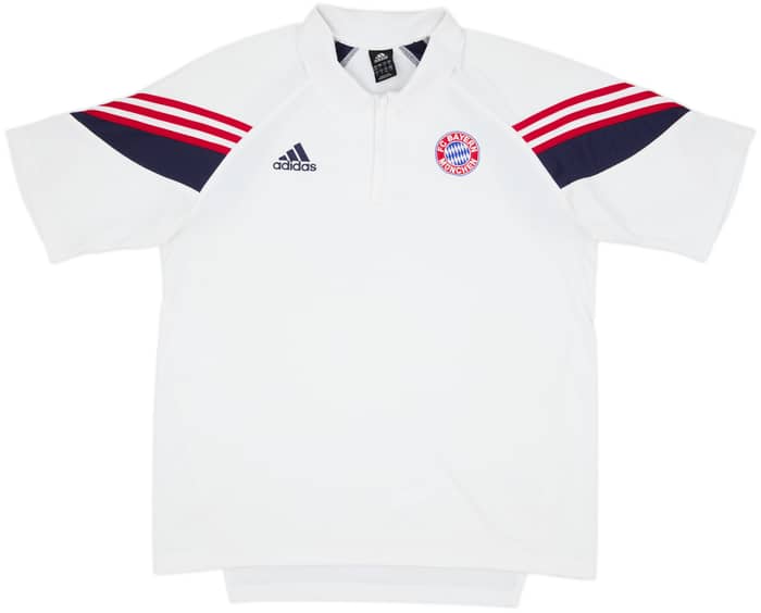 2003-04 Bayern Munich adidas 1/4 Zip Polo Shirt - 7/10 - (L/XL)