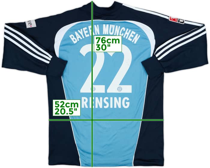 2007-08 Bayern Munich GK Shirt Rensing #22 - 6/10 - (M)