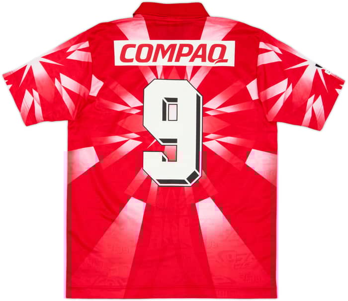1996 Urawa Red Diamonds Home Shirt #9 - 8/10 - (M)