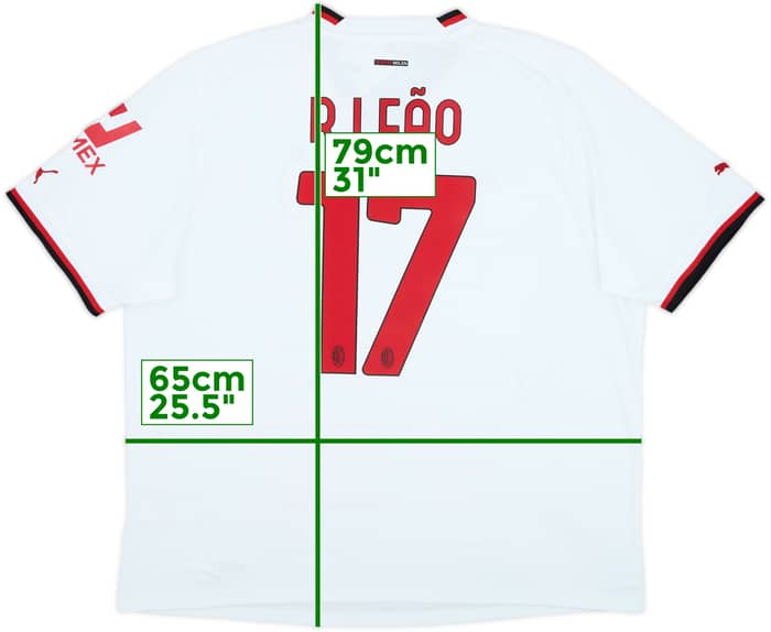 2022-23 AC Milan Away Shirt R.Leao #17 (XXL)