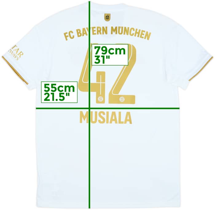 2022-23 Bayern Munich Away Shirt Musiala #42 (L)