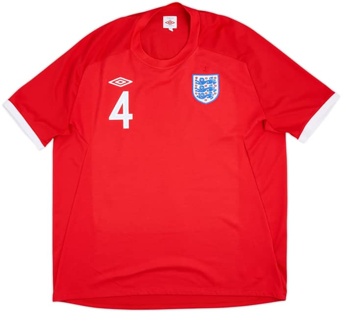 2010-11 England Away Shirt Gerrard #4 - 8/10 - (3XL)