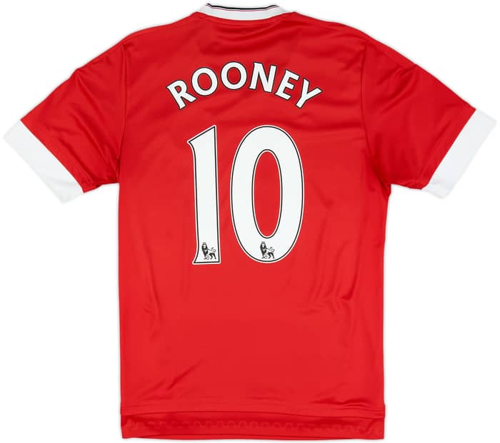 2015-16 Manchester United Home Shirt Rooney #10 - 6/10 - (S)
