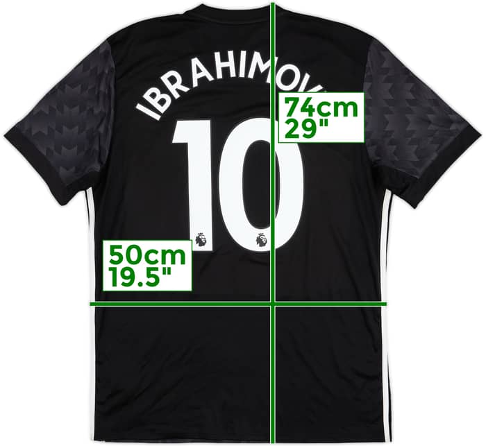2017-18 Manchester United Away Shirt Ibrahimovic #10 - 6/10 - (L)