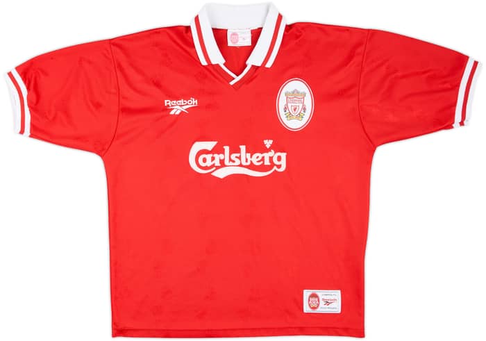 1996-98 Liverpool Home Shirt Owen #18 - 7/10 - (L)