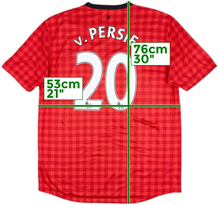 2012-13 Manchester United Home Shirt V.Persie #20 - 8/10 - (L)