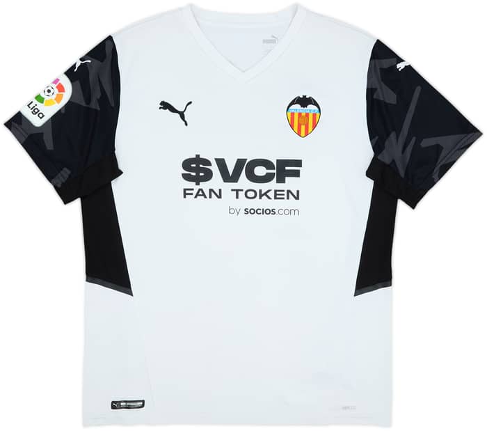 2021-22 Valencia Home Shirt - 7/10 - (L)