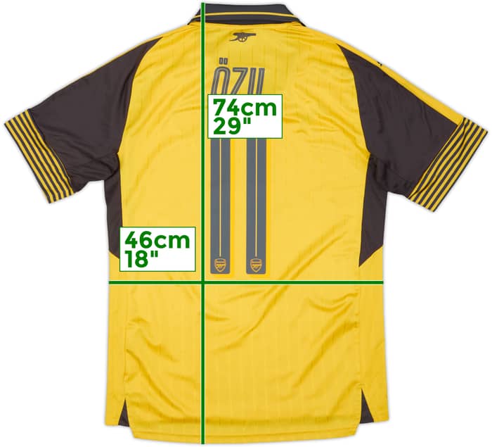 2016-17 Arsenal Away Shirt Ozil #11 - 6/10 - (M)