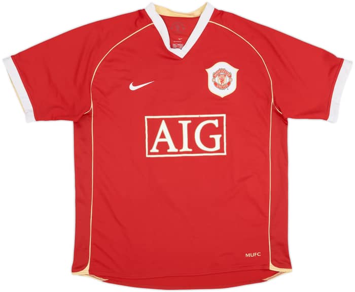 2006-07 Manchester United Home Shirt Carrick #16 - 6/10 - (L)