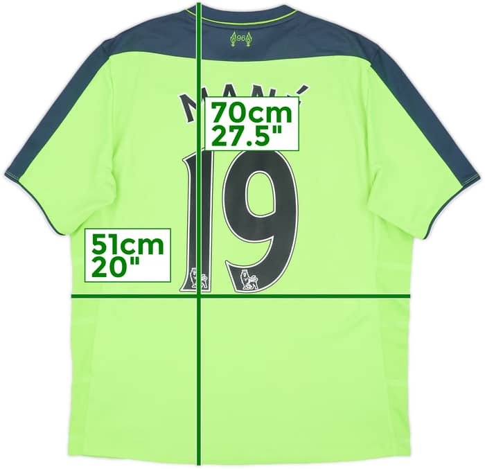 2016-17 Liverpool Third Shirt Mane #19 - 7/10 - (M)