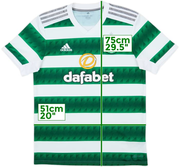 2022-23 Celtic Home Shirt - 6/10 - (M)