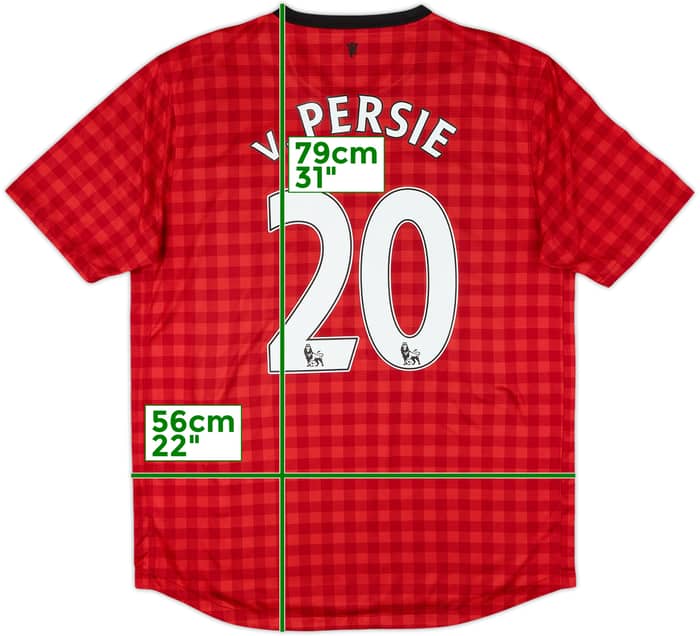 2012-13 Manchester United Home Shirt V.Persie #20 - 8/10 - (L)