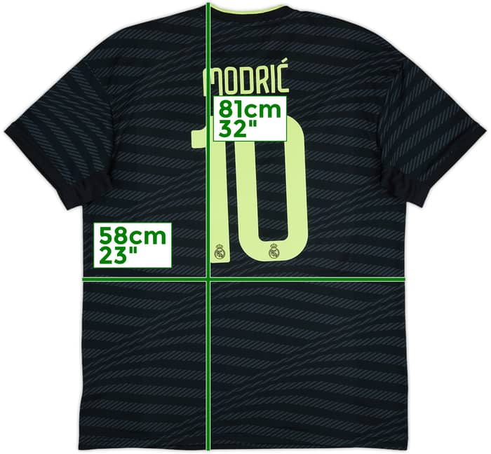 2022-23 Real Madrid Third Shirt Modric #10 - 9/10 - (XL)