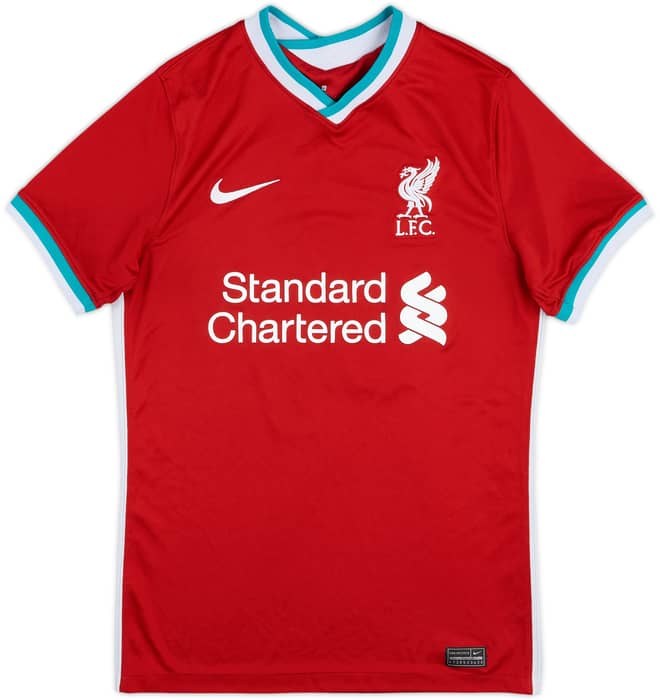 2020-21 Liverpool Home Shirt Virgil #4 - 4/10 - (S)