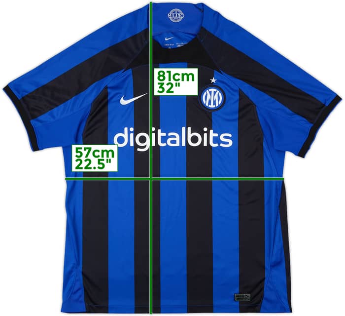 2022-23 Inter Milan Home Shirt - 9/10 - (XL)
