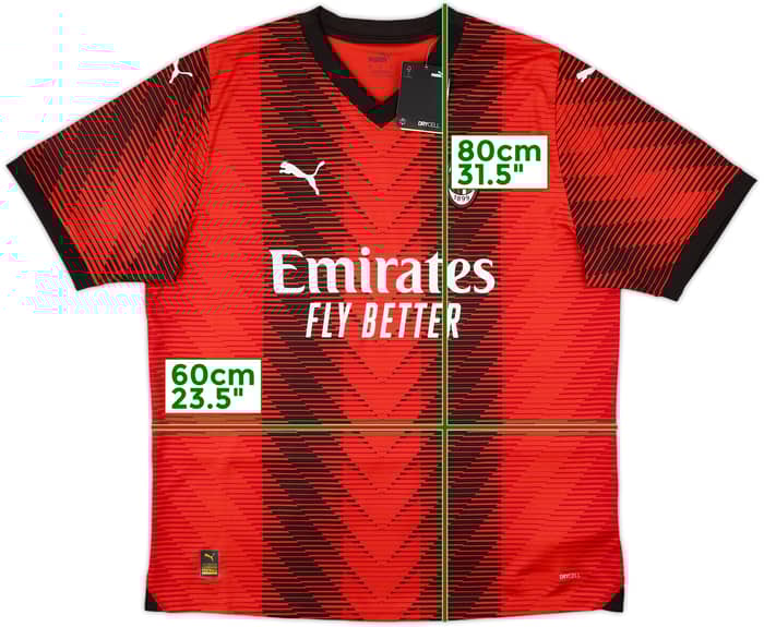 2023-24 AC Milan Home Shirt (XL)