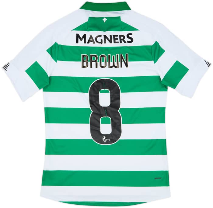 2019-20 Celtic Home Shirt Brown #8 - 4/10 - (S)