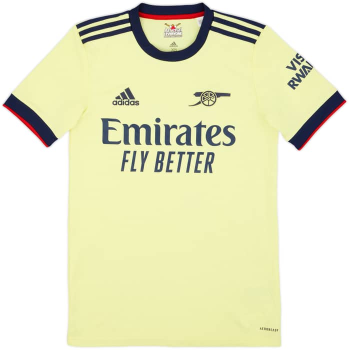 2021-22 Arsenal Away Shirt Saka #7 - 9/10 - (XS)