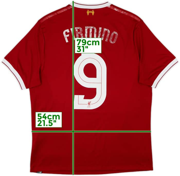 2017-18 Liverpool 125 Years Home Shirt Firmino #9 - 4/10 - (L)
