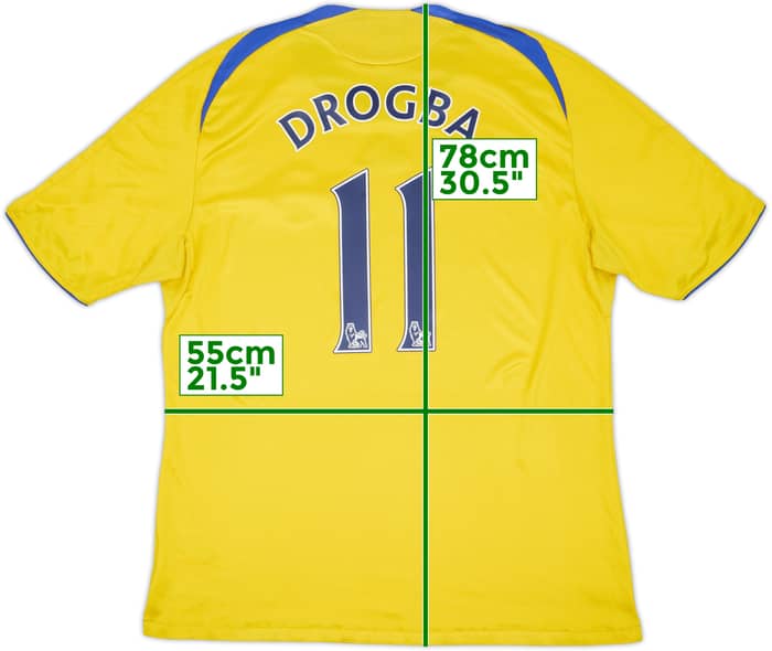 2008-09 Chelsea Third Shirt Drogba #11 - 8/10 - (XL)
