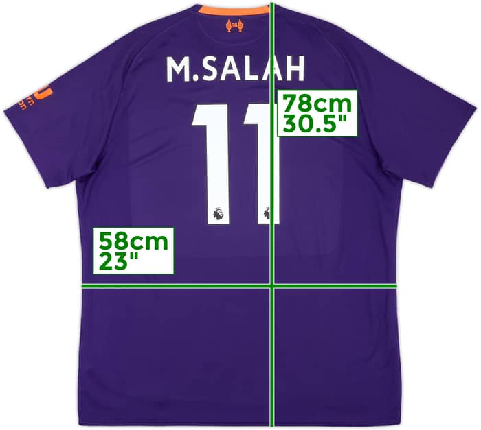 2018-19 Liverpool Away Shirt M.Salah #11 - 6/10 - (XL)