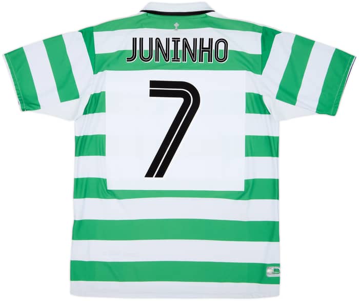 2004-05 Celtic Home Shirt Juninho #7 - 7/10 - (M)