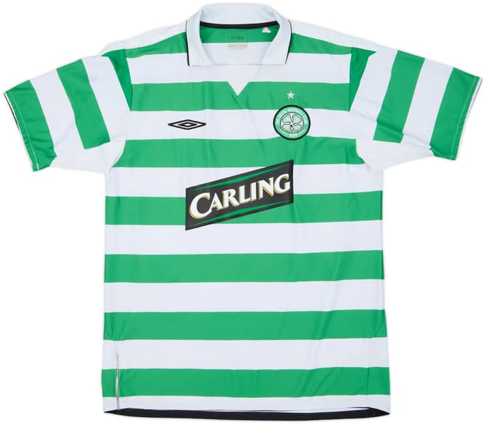 2004-05 Celtic Home Shirt Juninho #7 - 7/10 - (M)
