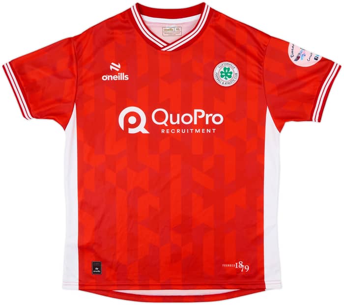 2024-25 Cliftonville Women Home Shirt - 8/10 - (Men's XL)