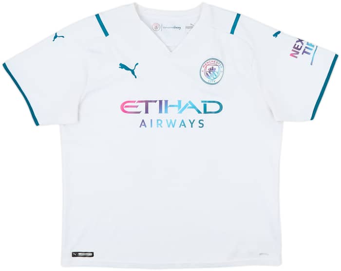 2021-22 Manchester City Away Shirt Grealish #10 - 7/10 - (XL)