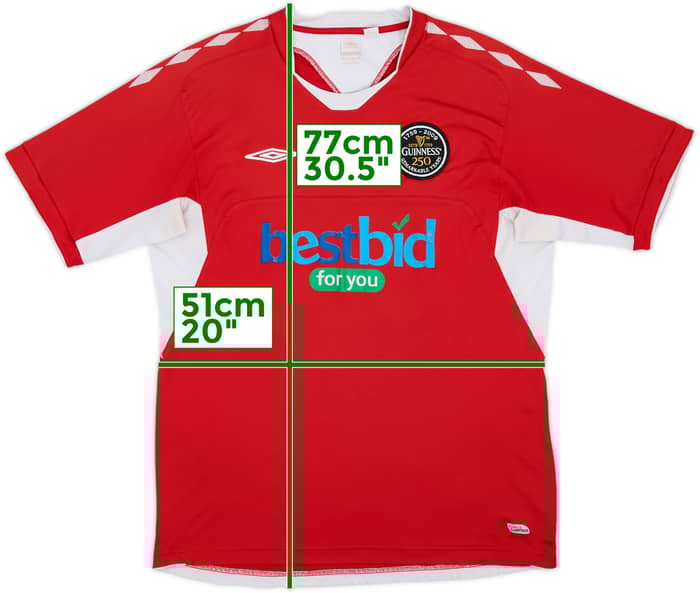 2007-08 Umbro Template Shirt #25 - 8/10 - (L)