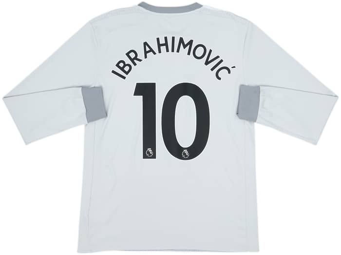 2017-18 Manchester United Third L/S Shirt Ibrahimovic #10 - 6/10 - (M)
