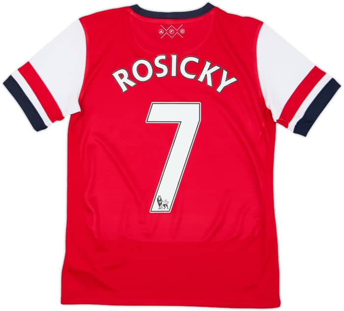 2012-14 Arsenal Home Shirt Rosicky #7 - 9/10 - (L.Boys)
