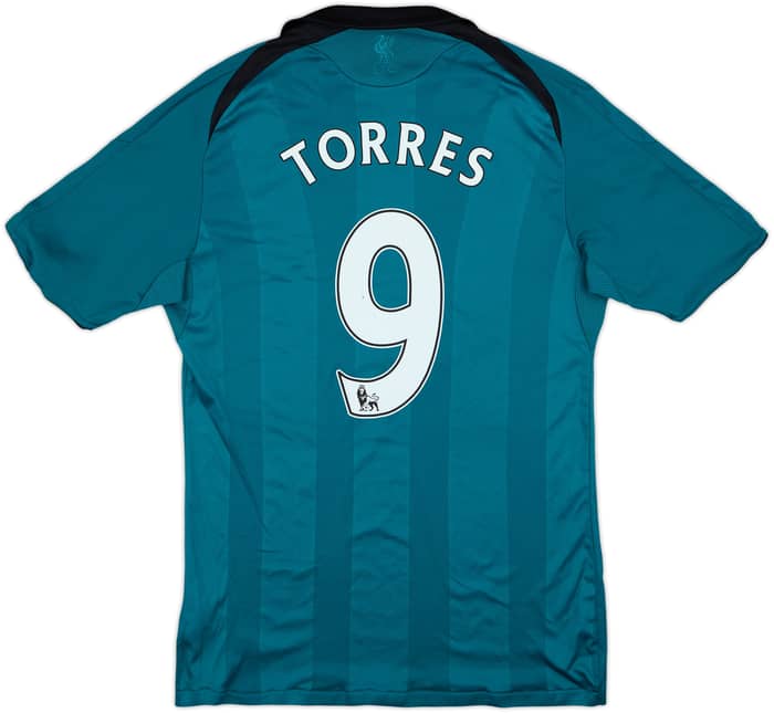 2008-09 Liverpool Third Shirt Torres #9 - 6/10 - (S)