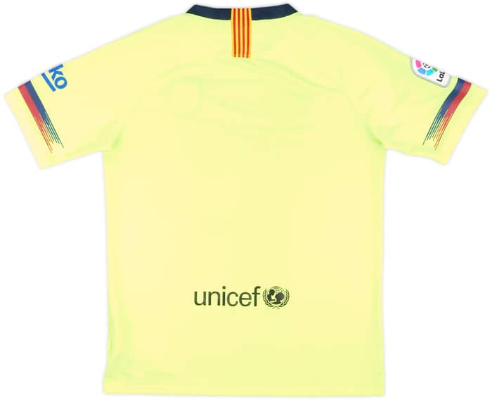 2018-19 Barcelona Away Shirt - 8/10 - (XL.Boys)