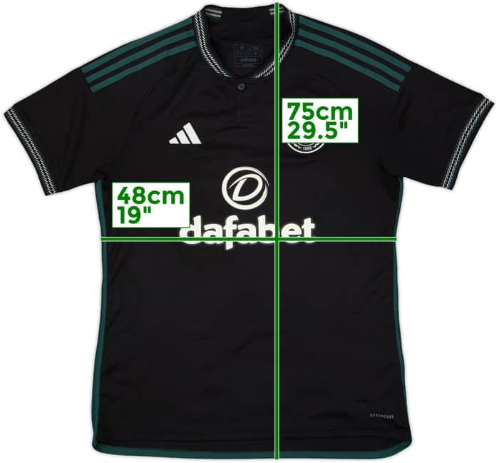 2023-24 Celtic Away Shirt - 8/10 - (M)