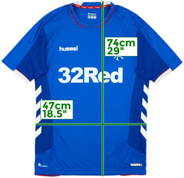 2018-19 Rangers Home Shirt - 9/10 - (M)